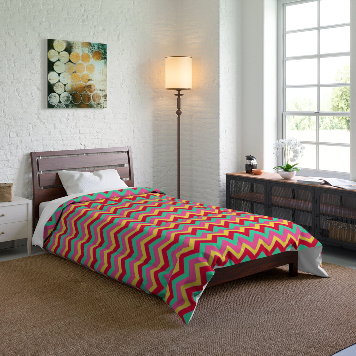 Jewel Chevron Bands Comforter – Candy Christmas