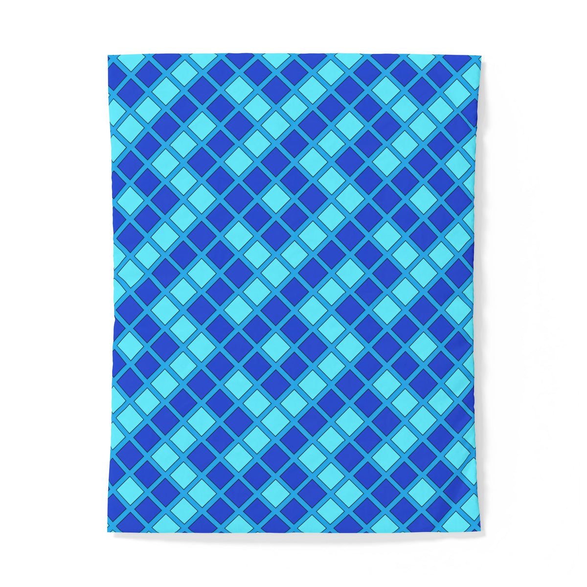 Harlequin Gold Grid Cotton Duvet Cover – Ice Jewel
