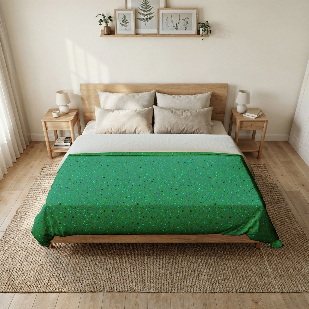 Confetti Spatter Cotton Duvet Cover – Ocean Jewel