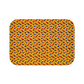 Dragged Smears Bath Mat – Action-Painting Abstract Pattern