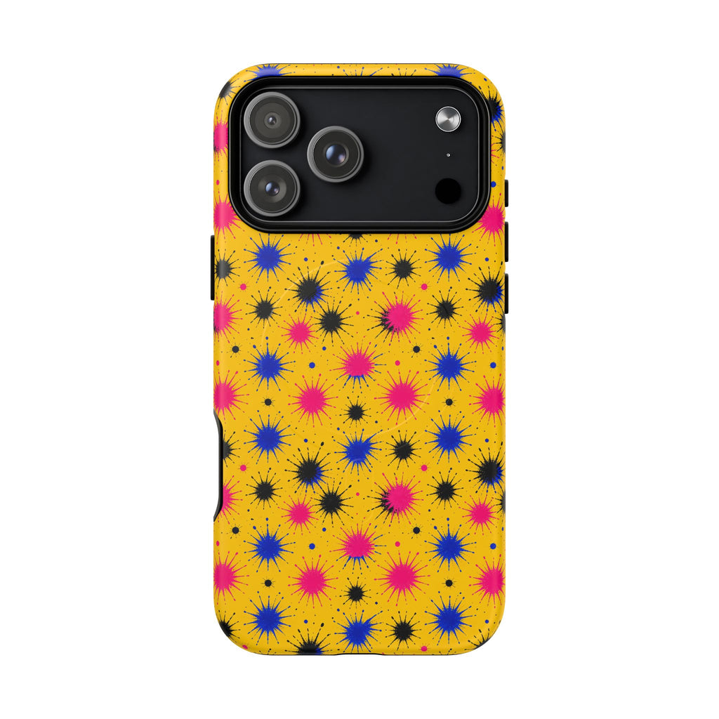 Splash Crowns Magnetic Tough iPhone Case – Ink Splash Pattern