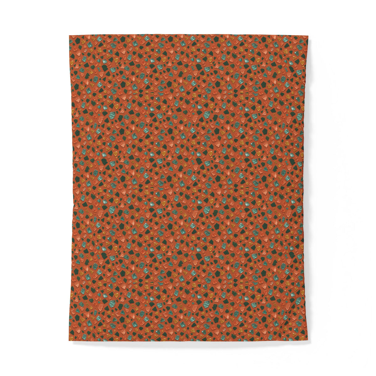 Glass Chip Sheen Cotton Duvet Cover – Terrazzo Pattern