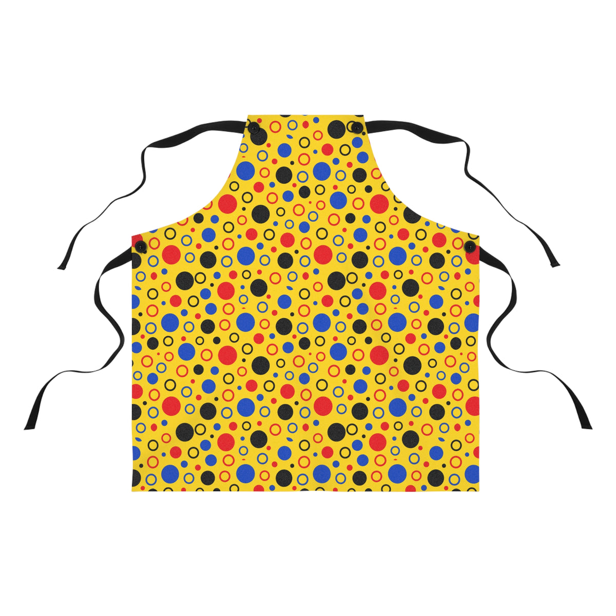 Bubble Outlines Apron – Pop Abstract Pattern
