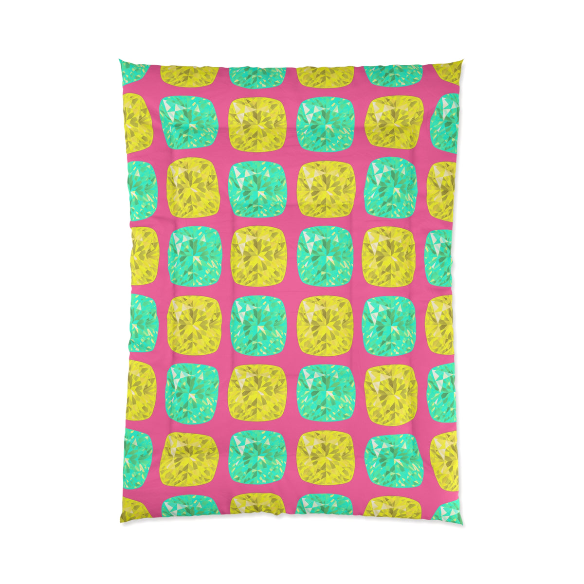Giant Cut Gem Grid Comforter – Candy Christmas