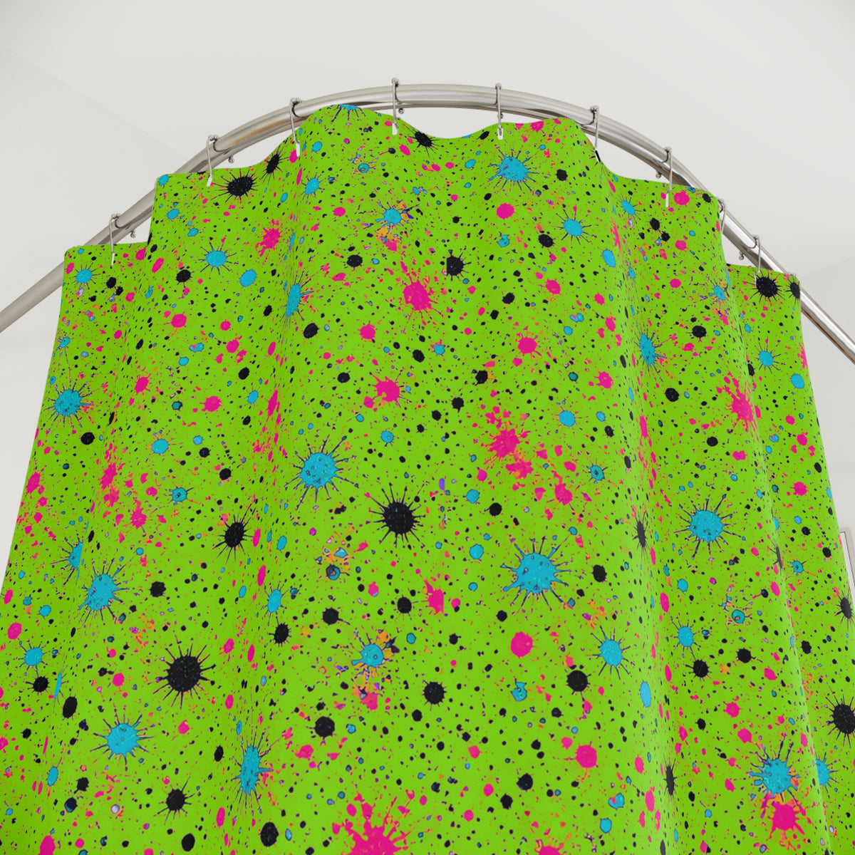 Pink Spray Field Shower Curtain – Tropical Punch