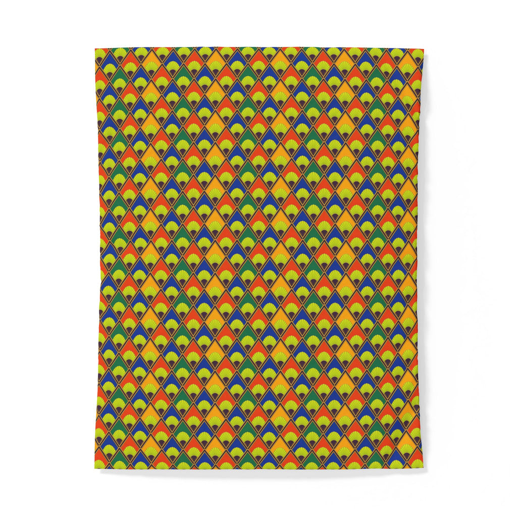 Fanfare Harlequin Cotton Duvet Cover – Art Deco Geometric Pattern