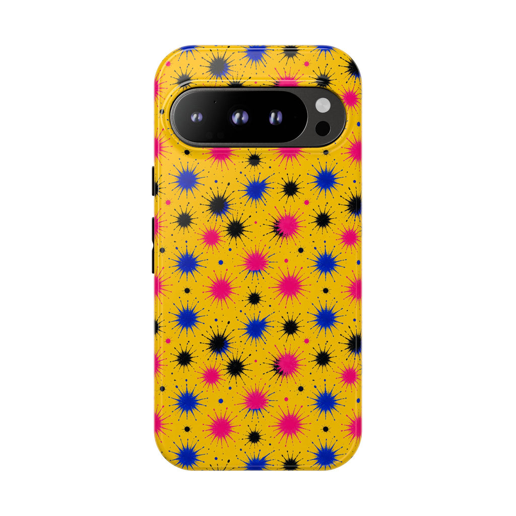 Splash Crowns Tough Phone Case – Ink Splash Pattern