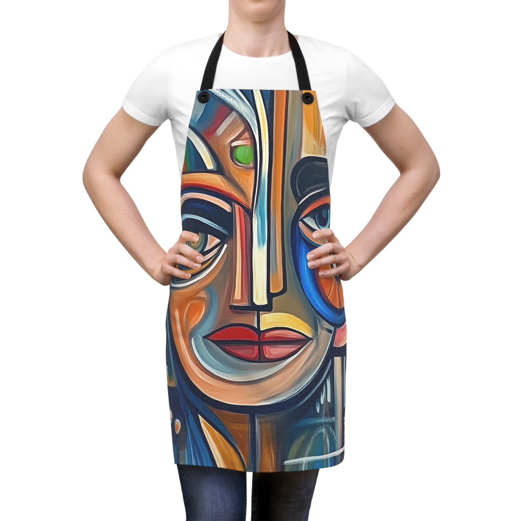 Cubist Face Apron – Cubist Portrait Art