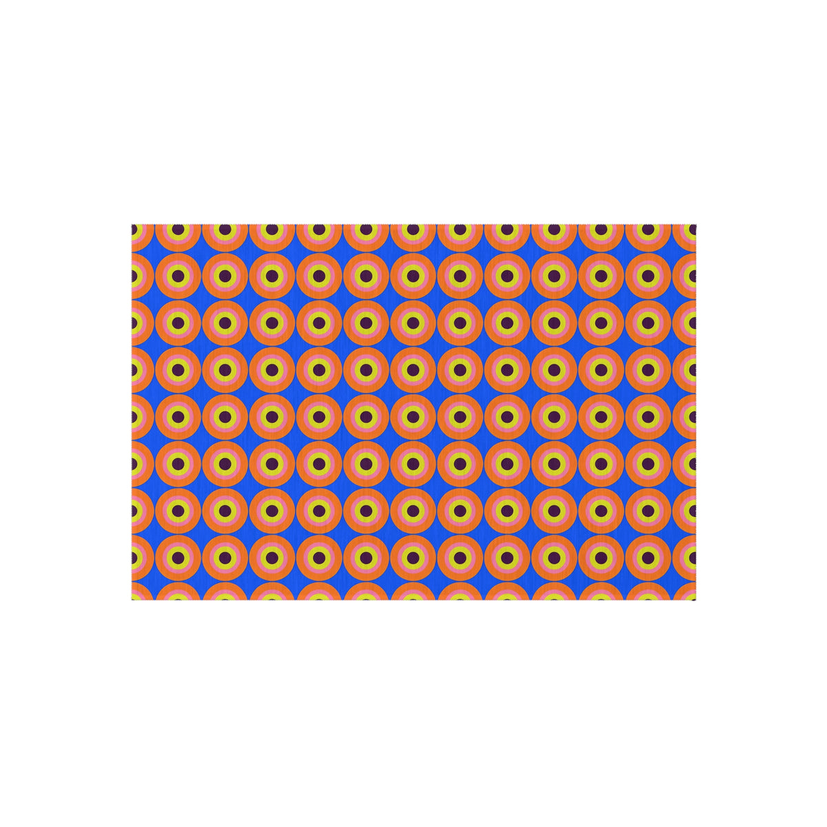 Pop Target Dots Outdoor Rug – Op-Art Pattern