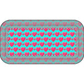 Heart Bubble Grid Pencil Case – Pop Hearts Pattern