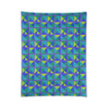 Split Square Fiesta Comforter – Peacock Jewel