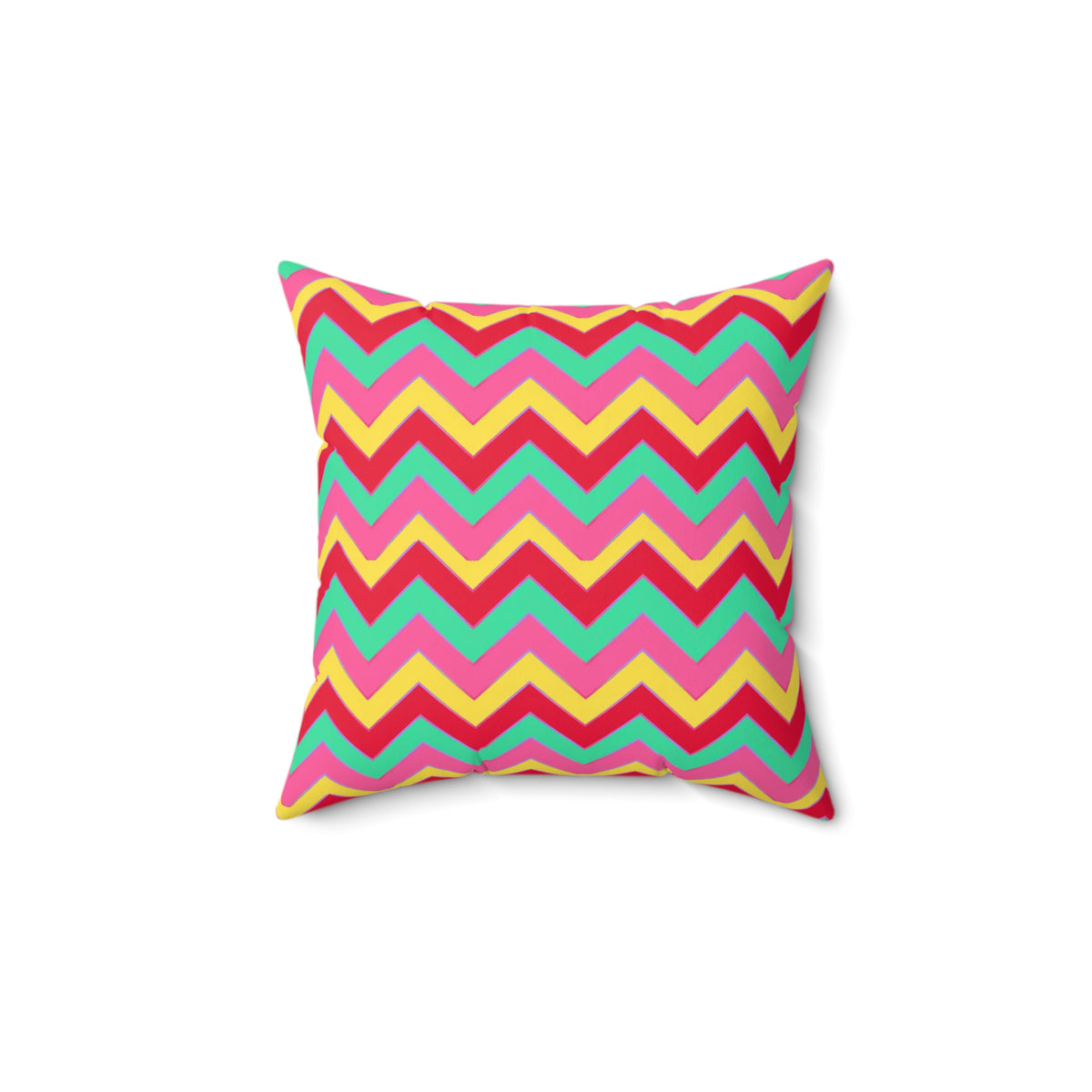 Jewel Chevron Bands Faux Suede Cushion – Candy Christmas