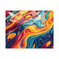 Liquid Rainbow Swirl Jigsaw Puzzle with Tin – Psychedelic Fluid Art