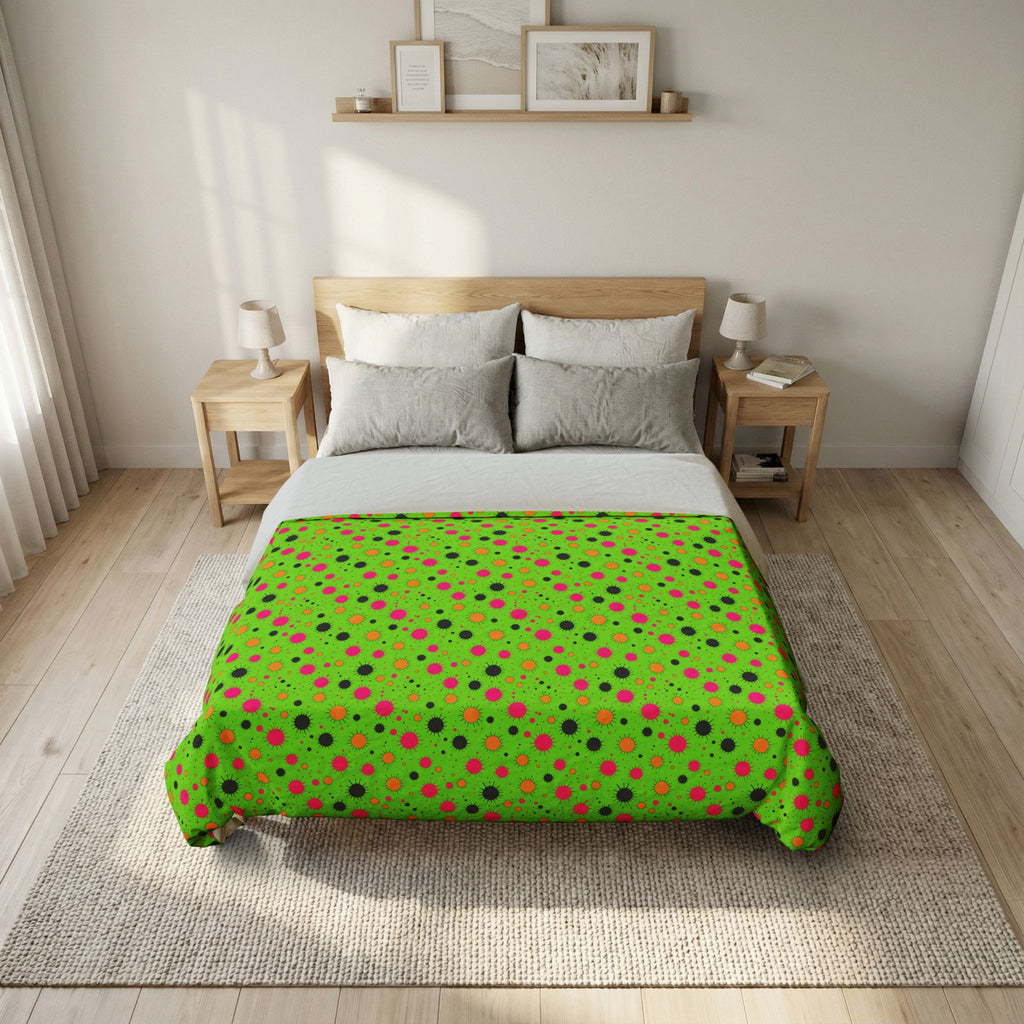 Blot Burst Cotton Duvet Cover – Tropical Punch