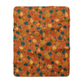 Macro Chip Mix Sherpa Fleece Blanket – Terrazzo Pattern