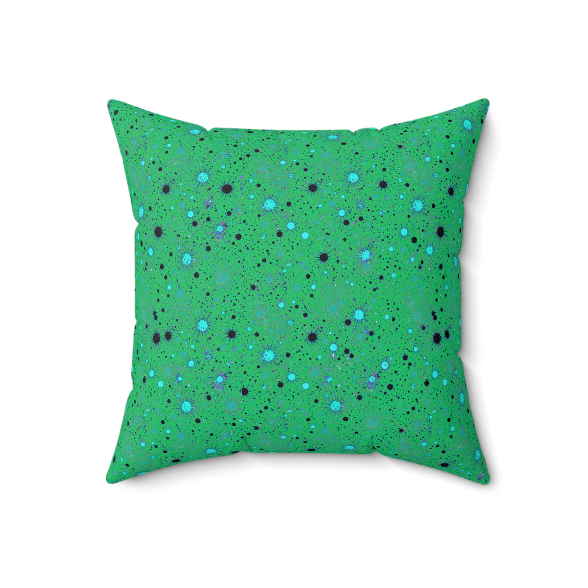Spray Field Faux Suede Cushion – Ocean Jewel