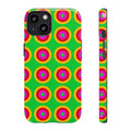 Giant Op-Art Jewel Rings Tough Phone Case – Op-Art Concentric Circles Pattern