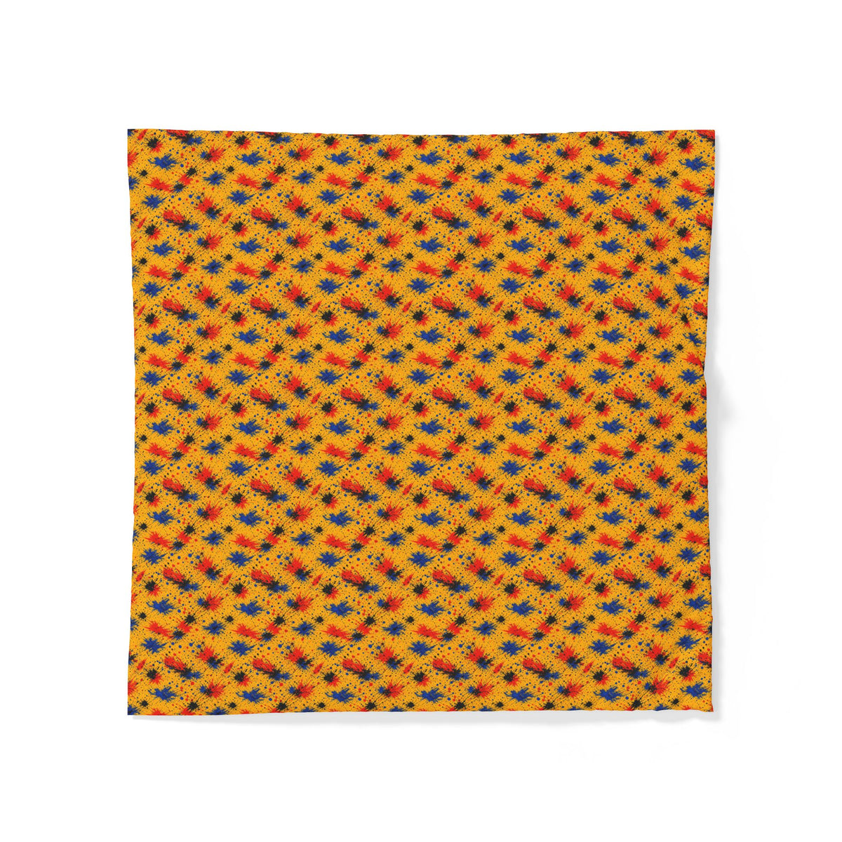 Dragged Smears Cotton Duvet Cover – Action-Painting Abstract Pattern