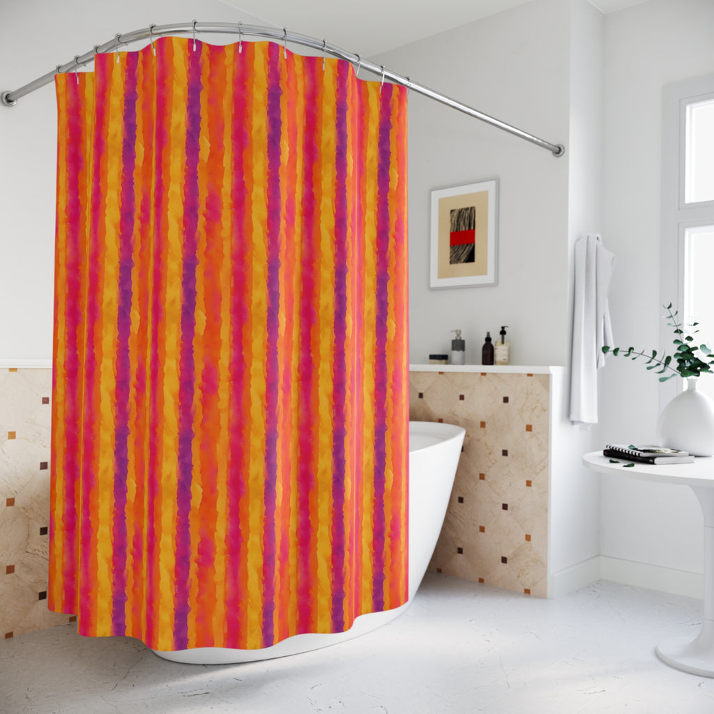 Bleed Stripe Ombre Shower Curtain – Ombre Wash Pattern