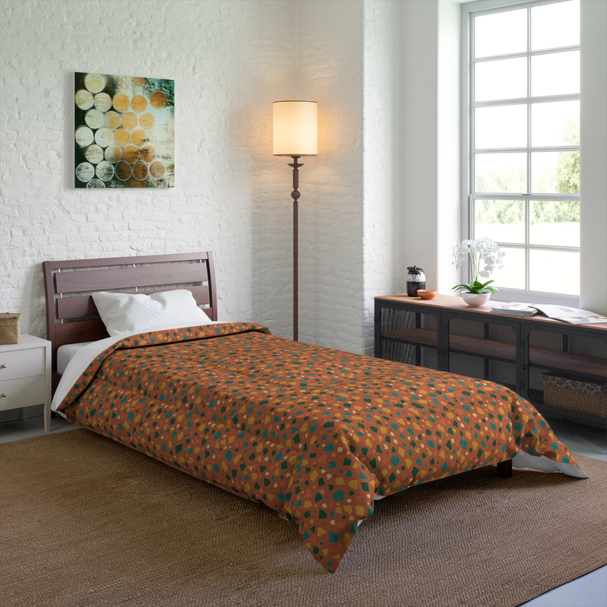 Jewel Chip Terrazzo Comforter – Terrazzo Pattern
