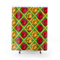 Giant Prism Diamond Lattice Shower Curtain – Diamond Lattice Pattern
