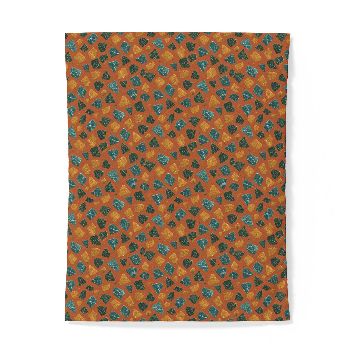Marble Fragment Toss Cotton Duvet Cover – Terrazzo Pattern