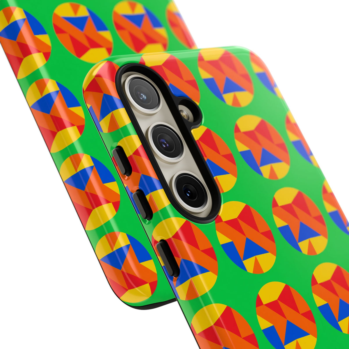 Broken Circle Planes Tough Phone Case – Cubist Abstract Pattern