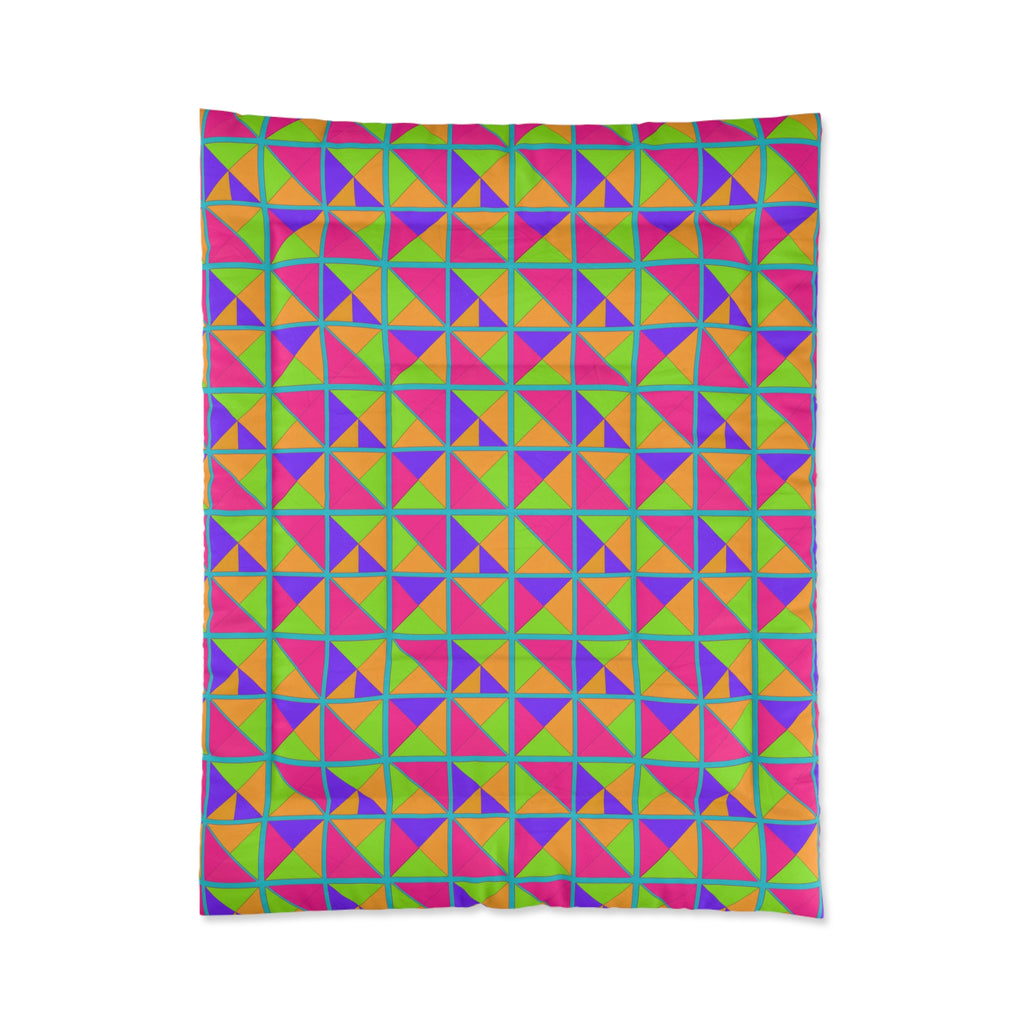 Split Square Fiesta Comforter – Tropical Punch