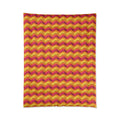 Satin Wave Bands Comforter – Cranberry Spice
