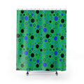 Bubble Outlines Shower Curtain – Ocean Jewel