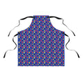 Bean Scatter Blue Apron – Pop Abstract Pattern