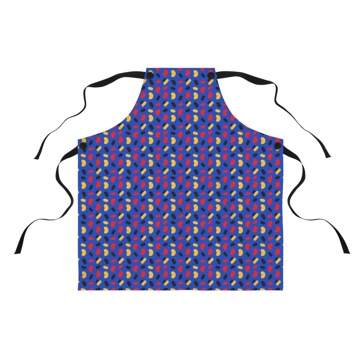 Bean Scatter Blue Apron – Pop Abstract Pattern