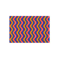 Warped Circus Stripes Outdoor Rug – Op-Art Pattern