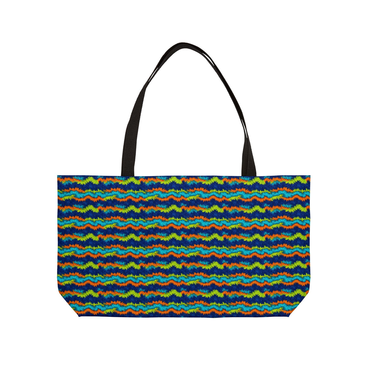 Crinkle Fold Bands Weekender Tote Bag – Tie-Dye Pattern