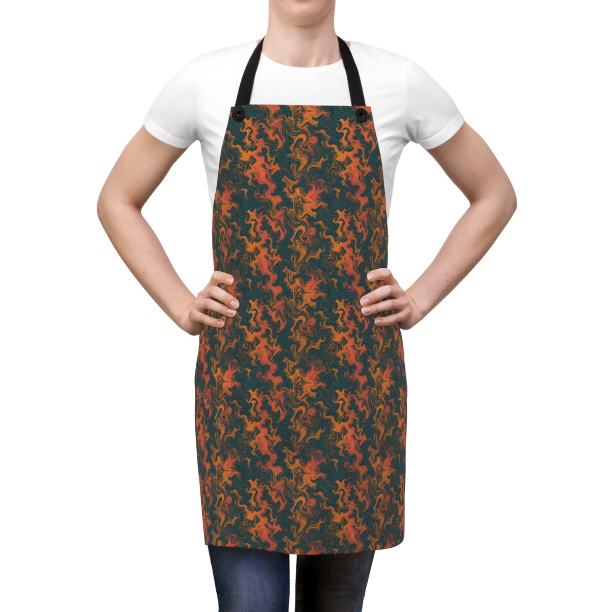 Swirl Vein Marble Apron – Marbled Paper Pattern