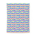 Icing Drip Waves Cotton Duvet Cover – Candy Fluid Art Pattern