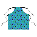 Bubble Outlines Apron – Peacock Jewel