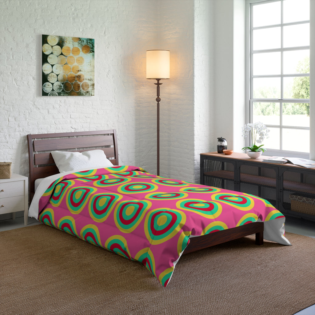 Mega Ring Grid Comforter – Candy Christmas