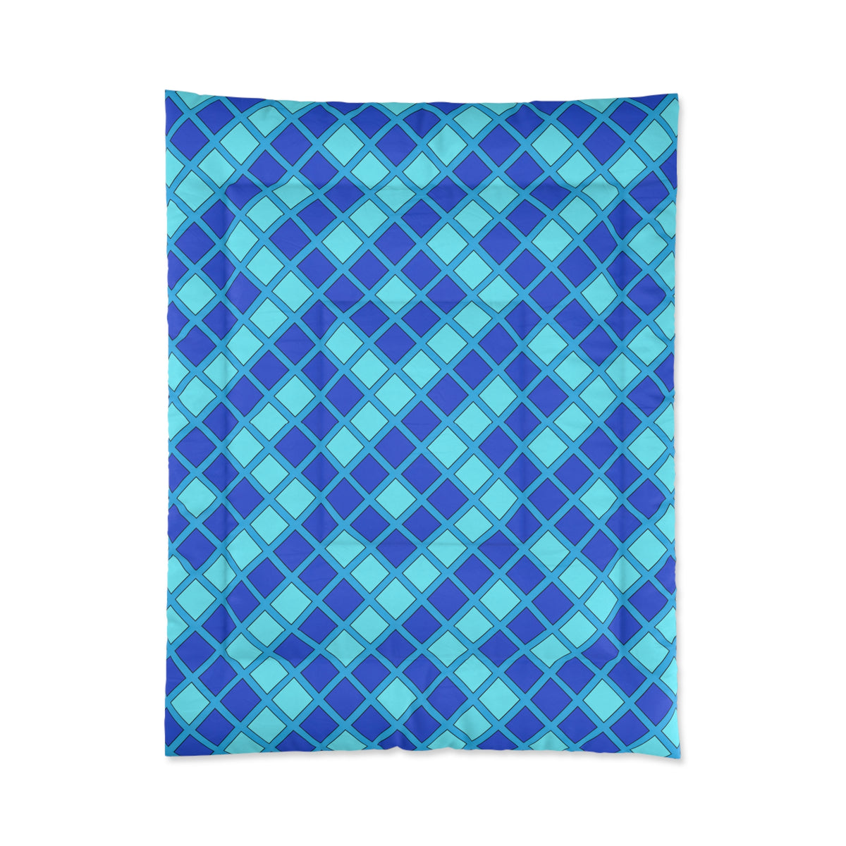 Harlequin Gold Grid Comforter – Ice Jewel