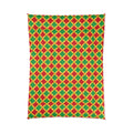 Broad Gold Diamond Trellis Comforter – Ribbon Lattice Pattern