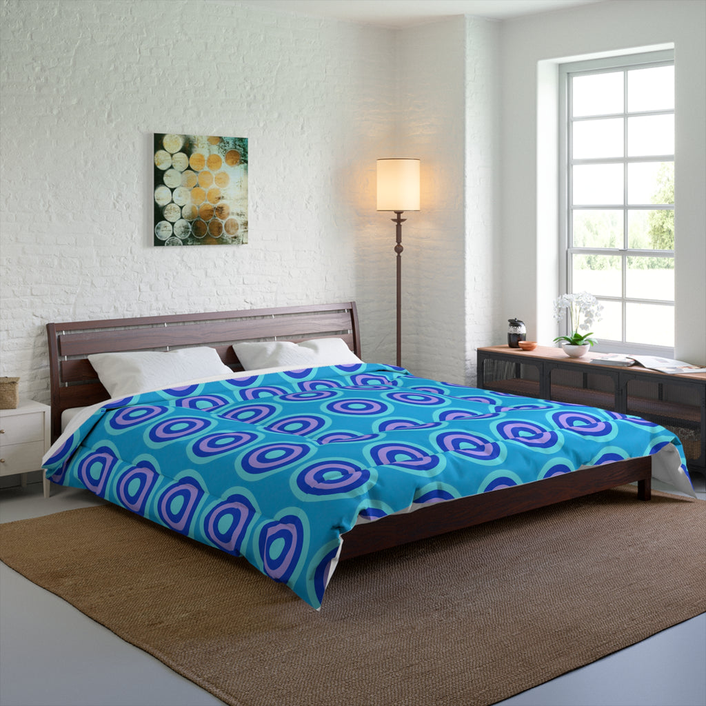 Mega Ring Grid Comforter – Ice Jewel