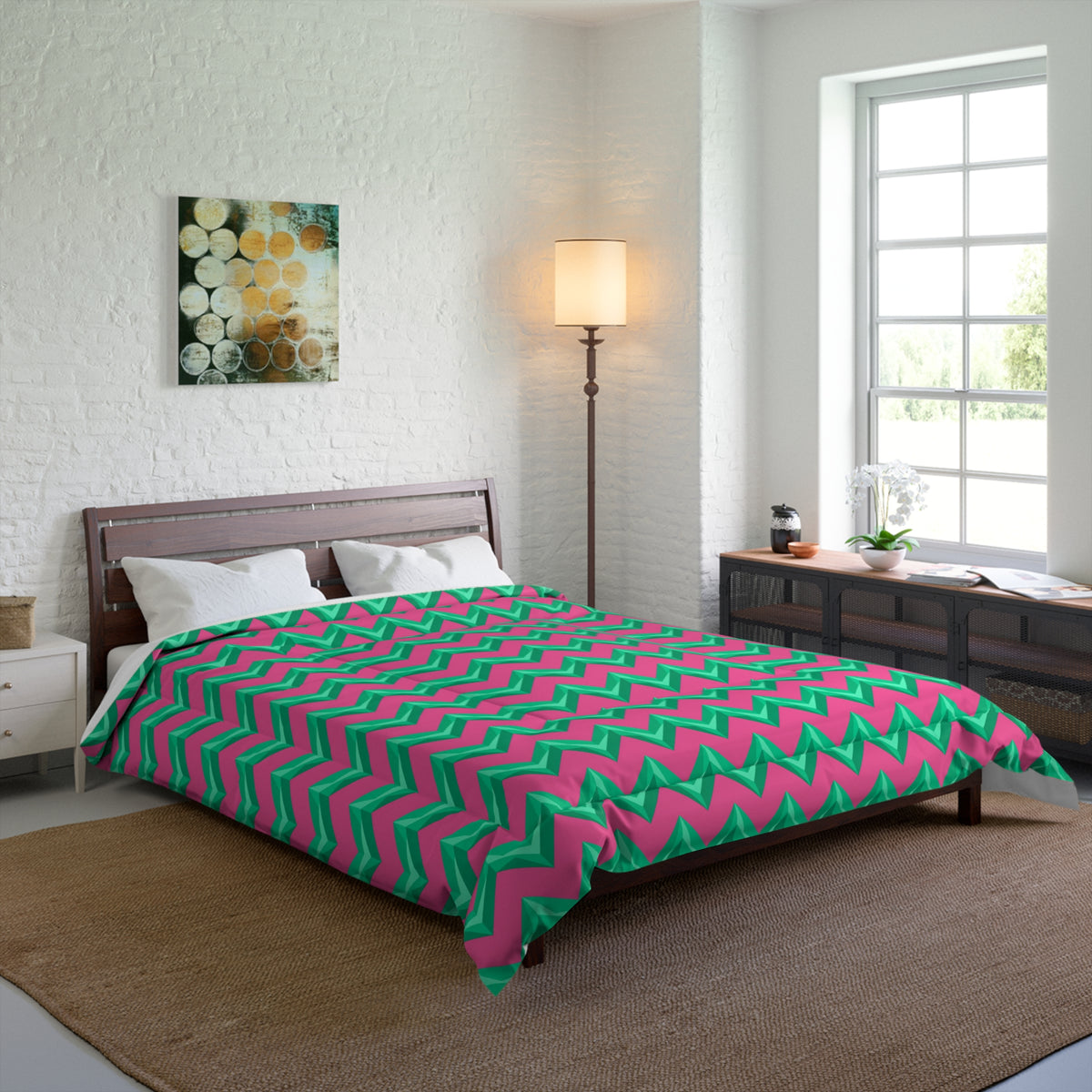Broad Cut-Gem Chevrons Comforter – Candy Christmas