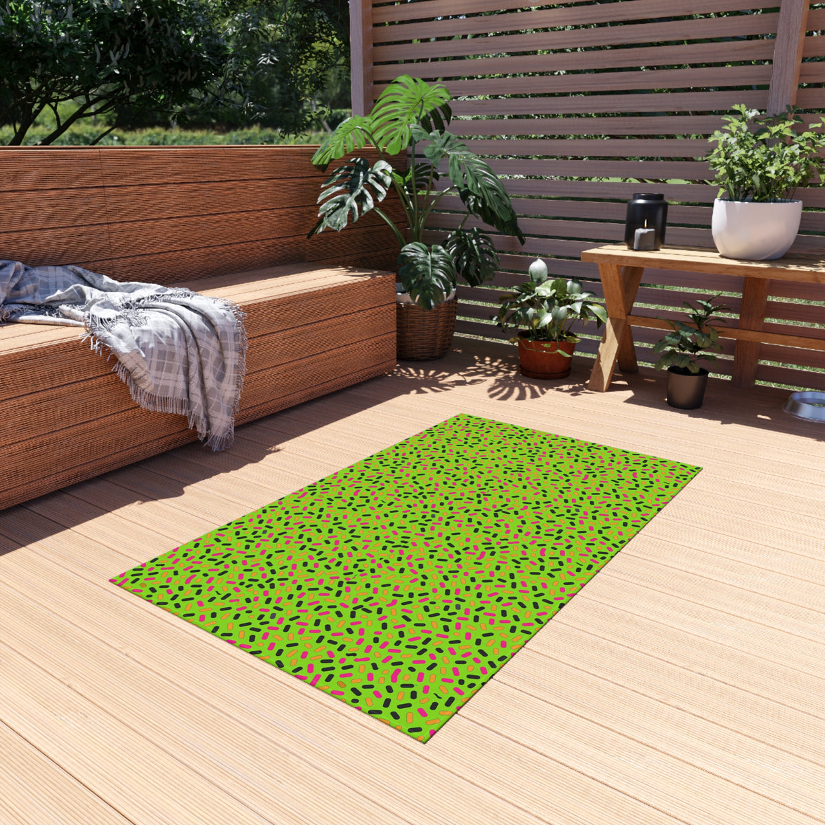 Sprinkle Pop Outdoor Rug – Tropical Punch