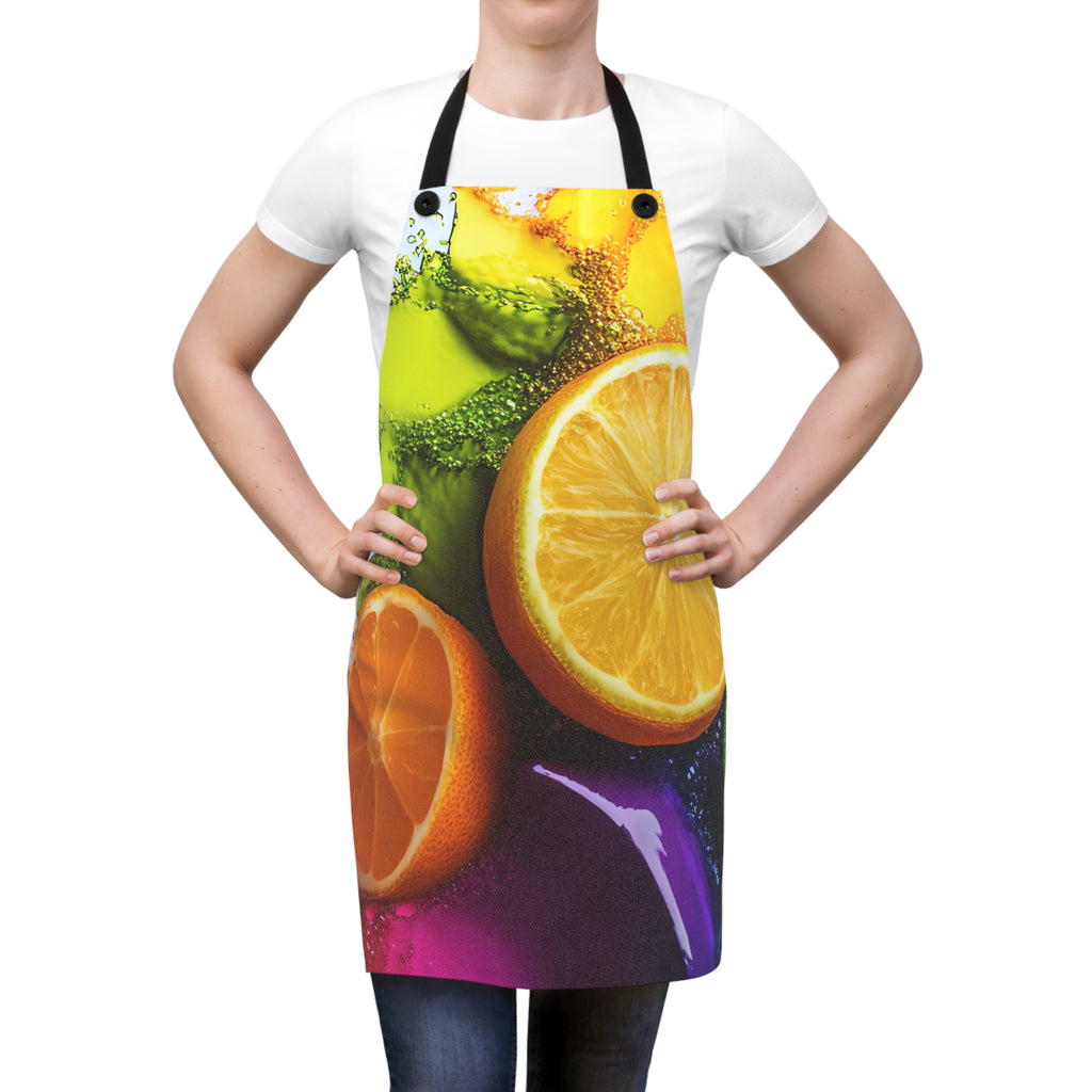 Citrus Splash Apron – Fruit Splash Art