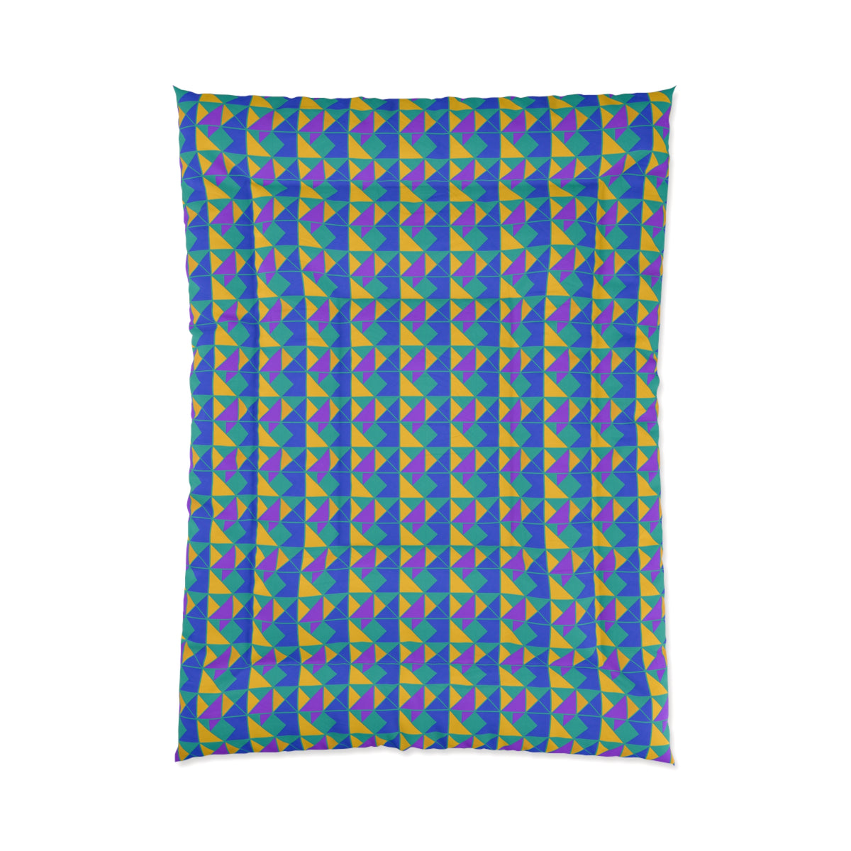 Jewel Block Quilt Comforter – Peacock Jewel