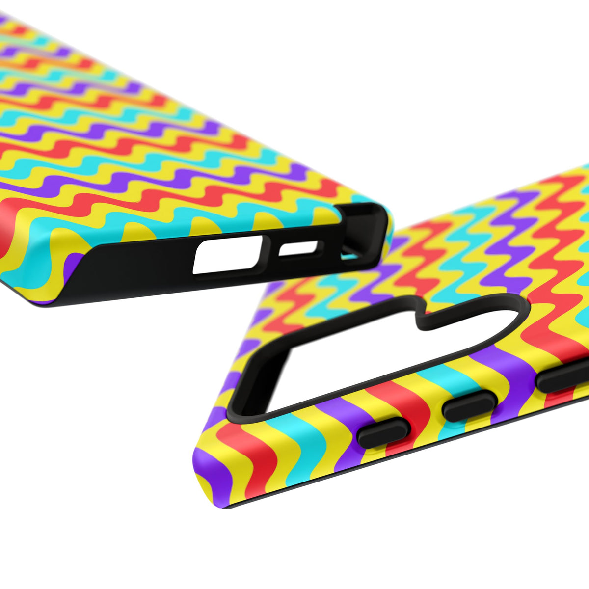 Big Ripple Chevrons Tough Phone Case – Op-Art Chevron Pattern