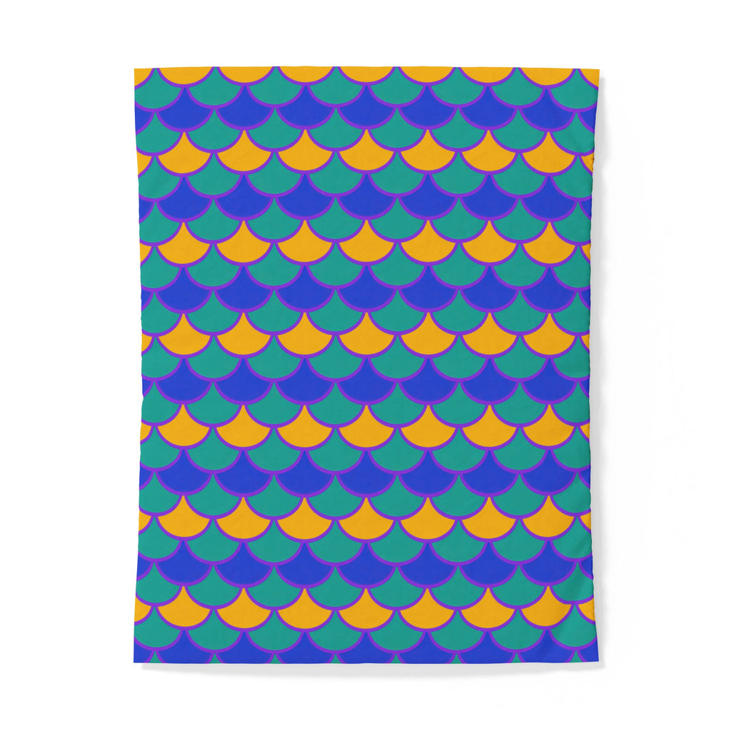 Big Jewel Scales II Cotton Duvet Cover – Peacock Jewel