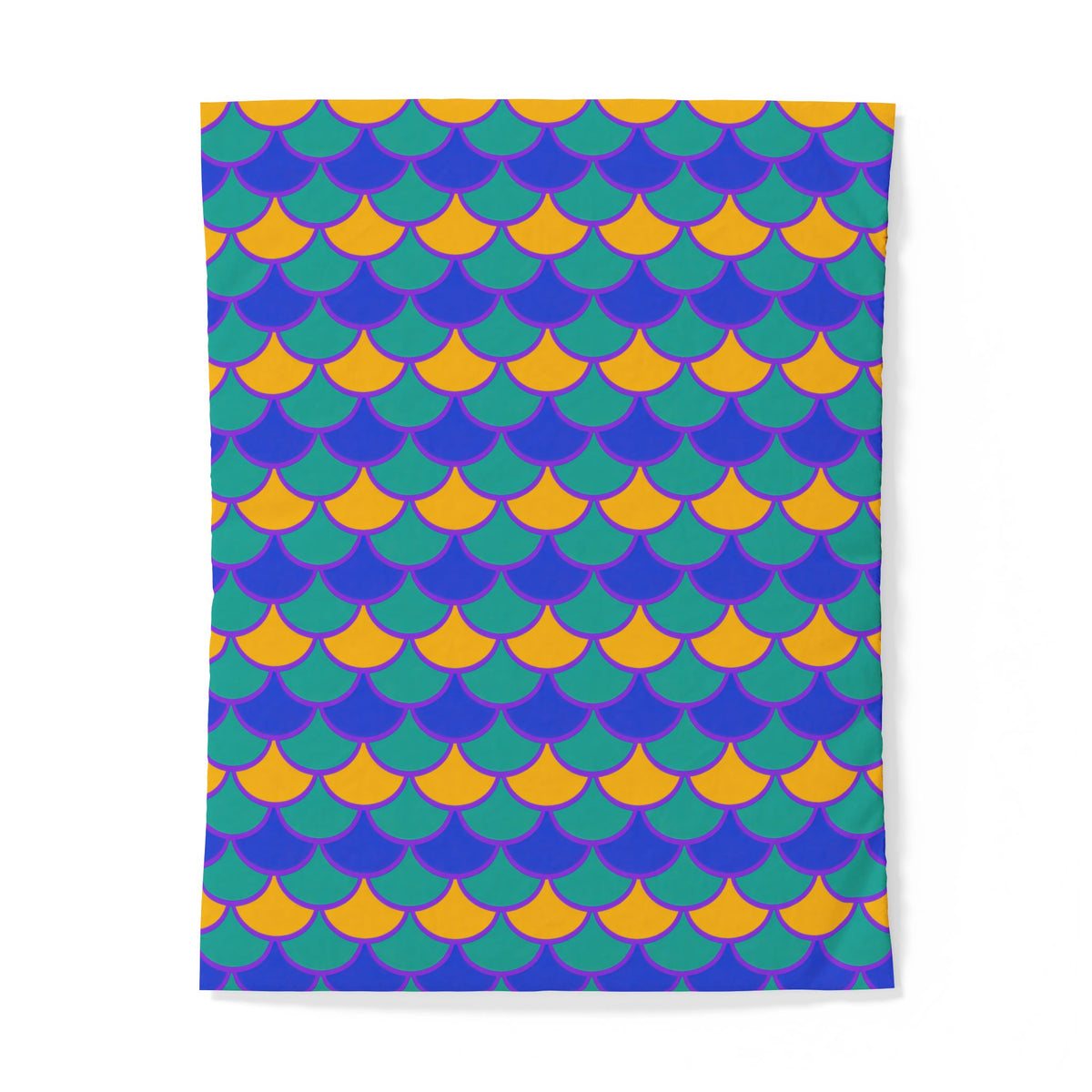 Big Jewel Scales II Cotton Duvet Cover – Peacock Jewel