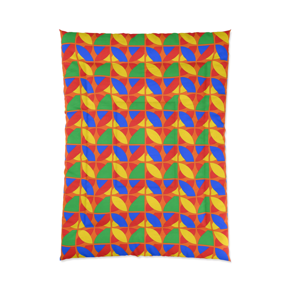 Cubist Arc Fragments Comforter – Cubist Abstract Pattern