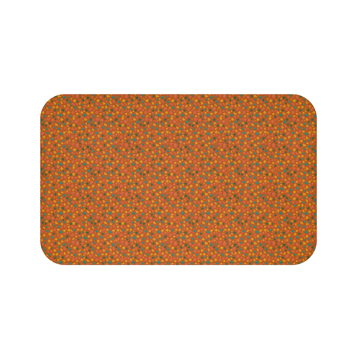 Angular Shard Scatter Bath Mat – Terrazzo Pattern